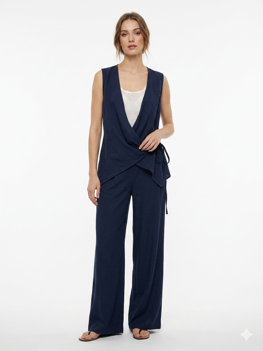 Marina Wrap Linen Set